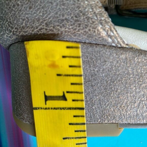 Donald Pliner Valencia Buckle Detail Woven Cage Wedge Sandal Kidskin Leather New - Picture 14 of 16